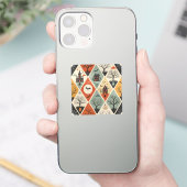 Donker spook patroon sticker (Telefoon)