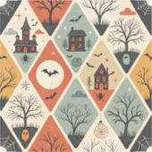 Donker spook patroon sticker (Voorkant)