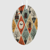 Donker spookpatroon ornament (voorkant)