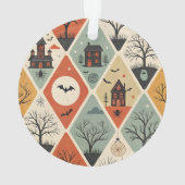 Donker spookpatroon ornament (achterkant)
