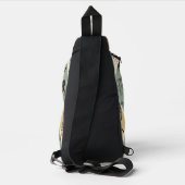 Donker spookpatroon sling bag (Achterkant)