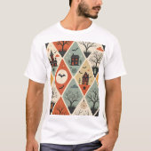 Donker spookpatroon t-shirt (Voorkant)
