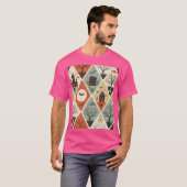 Donker spookpatroon t-shirt (Voorkant volledig)