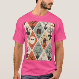 Donker spookpatroon t-shirt
