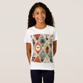 Donker spookpatroon t-shirt (Voorkant volledig)