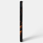 DONKER SPOOKY HALLOWEEN PAD MET POMPOENEN SAMSUNG GALAXY HOESJE (Linkerkant)