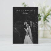 Donker Stijlvolle Classy Meadow Wildflower Dank je (Staand voorkant)