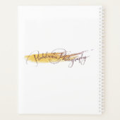 Donker Storm Zonnebloemen Planner (Achterkant)