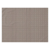 Donker Taupe Rood Bruin Tan Grijs Beige Tribal Art Tafelkleed (Voorkant (Horizontaal))