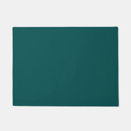 Donker Teal Effen Kleur Deurmat
