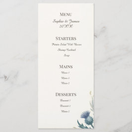 Donker Teal-Keltisch  Menu