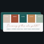 Donker Teal & Koper 2021 Huwelijk Kleurenpalet Kaa Kaart<br><div class="desc">Na maandenlang de nieuwste kleurentendensen te hebben bestudeerd en gevolgd,  zijn de 2021 bruiloftskleurcombinaties er! Een verzameling van 10 bruiloftskleurpaletten gemaakt met bijpassende bruiloftsinvitaties Stationery Collecties.</div>