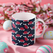 Donker thema schildpad koffiemok