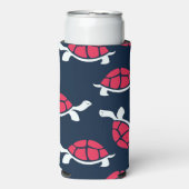 Donker thema schildpad seltzer blikjeskoeler (Seltzer Voorkant)