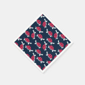 Donker thema schildpad servet (Hoek)