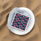 Donker thema schildpad servet