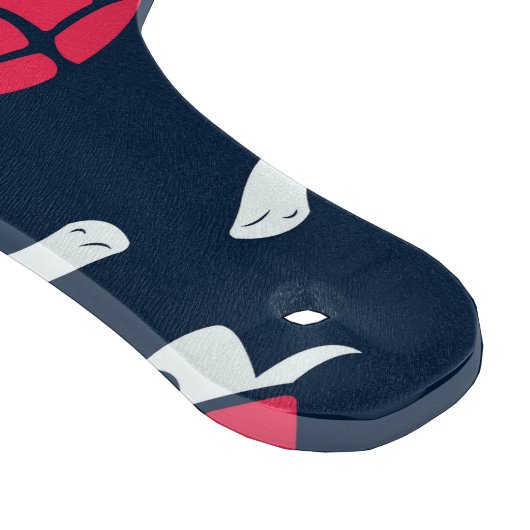 Donker thema schildpad snijplank (Hoek)