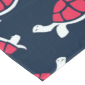 Donker thema schildpad tafelkleed (Gekanteld)