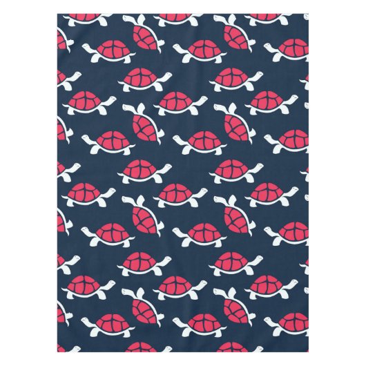 Donker thema schildpad tafelkleed (Voorkant)
