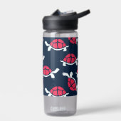 Donker thema schildpad waterfles (Links)