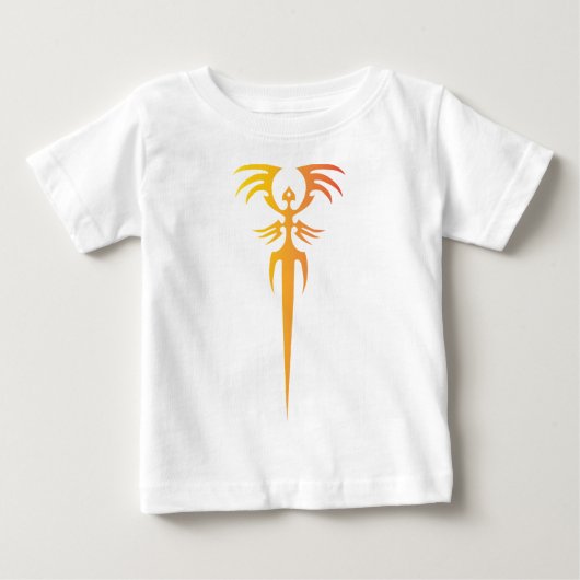 Donker Tribal Phoenix Embleem – Mythisch Symbool (Voorkant)