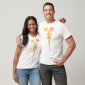 Donker Tribal Phoenix Embleem – Mythisch Symbool T-shirt (Unisex)
