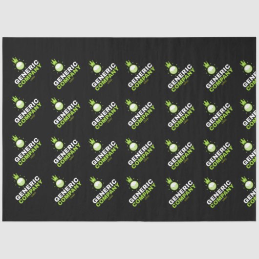 Donker Uniek merkpapier Tissuepapier (Voorkant)