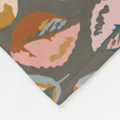 Donker Vallende bladeren gooien deken (Hoek)