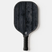 Donker Verbrand Hout Pickleball Paddle (Achterkant)