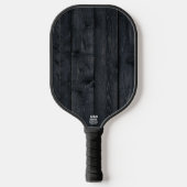 Donker Verbrand Hout Pickleball Paddle (Voorkant)