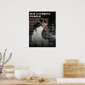 Donker Vervaagd Foto 12 Tafels Bruiloft Zitting Gr Poster (Keuken)