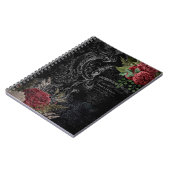 Donker Victoriaans Frans Roos Ephemera Notitieboek (Linkerzijde)