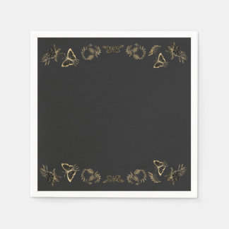 Donker Victoriaans Gotische Halloween Party Servet