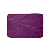Donker Violet, Paarse, Magenta Faux Brocade Badmat (Voorkant)