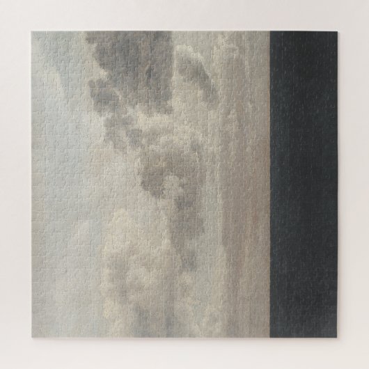 Donker zee, Olieverf op doek, kunst, Legpuzzel (Verticaal)