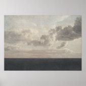 Donker zee, Olieverf op doek,  kunst, Poster (Voorkant)