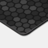 Donker zeshoekig patroon bureaumat (Hoek)