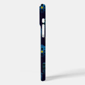 DONKER ZWART & BLAUW SPOOKY HALLOWEEN HUIZEN Case-Mate iPhone CASE (Achterkant / Links)