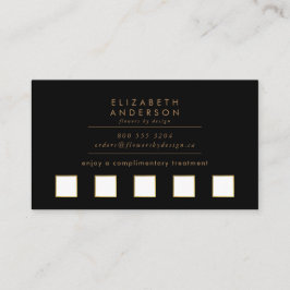 Donker Zwart Goud Rose Boeket Klantenkaartje