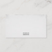 Donker Zwart & Wit Vliegende Kraai Tattoo Artiest Visitekaartje (Achterkant)