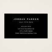 Donkerbeton, aangepast logo visitekaartje (Achterkant)