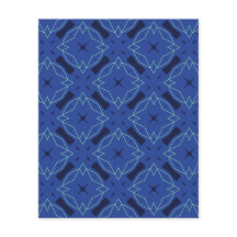 Donkerblauw Abstract Patroon 22.0 Scrapbook Papier