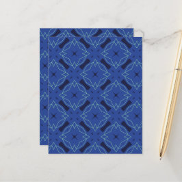 Donkerblauw Abstract Patroon 22.0 Scrapbook Papier