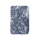 Donkerblauw Abstract patroon Badmat (Voorkant Verticaal)