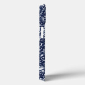 Donkerblauw Abstract patroon Case-Mate iPhone Case (Achterkant / Rechts)