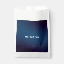 Donkerblauw Abstract patroon | Voeg tekst toe Bedankzakje