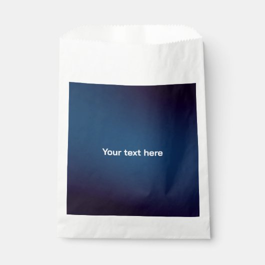 Donkerblauw Abstract patroon | Voeg tekst toe Bedankzakje (Voorkant)