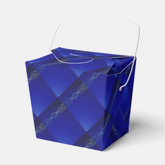 Donkerblauw Bedankdoosjes (Voorkant Zijde)