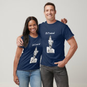 Donkerblauw BeTeased T-shirt (Unisex)