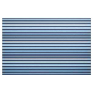 Donkerblauw blauw Striptiepatroon met donkerblauw  Stof